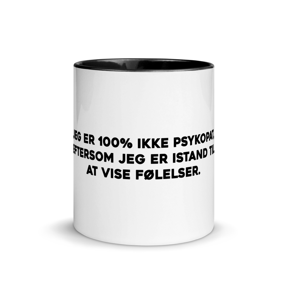 Jeg er 100% ikke psykopat