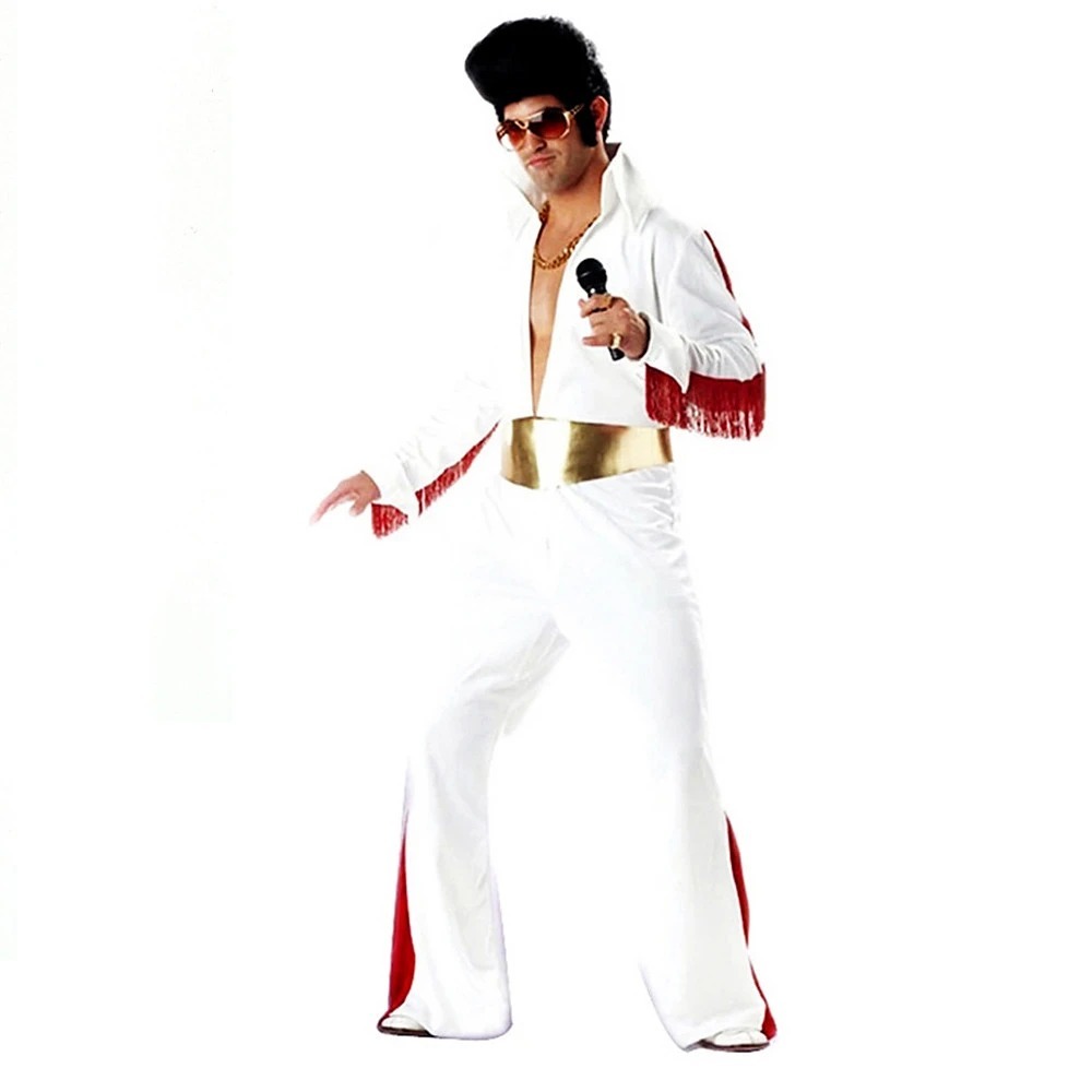 vandrerhjemmet entusiastisk TVsæt Elvis Kostume -