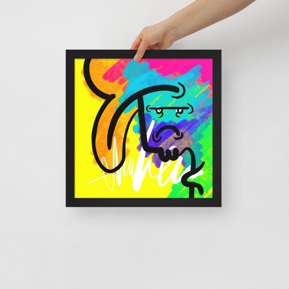 Emil Oscar Print Indrammet - Image 4