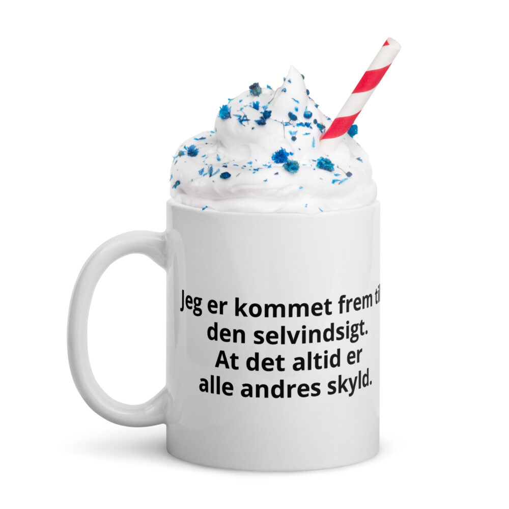 Jeg har fået den selvindsigt at det altid er alle andres skyld
