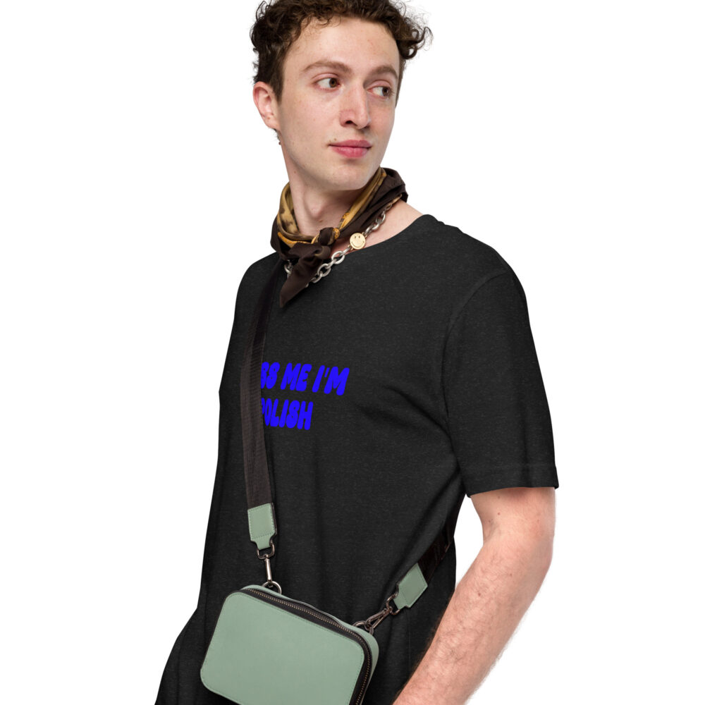 kiss me i'm polish t-shirt