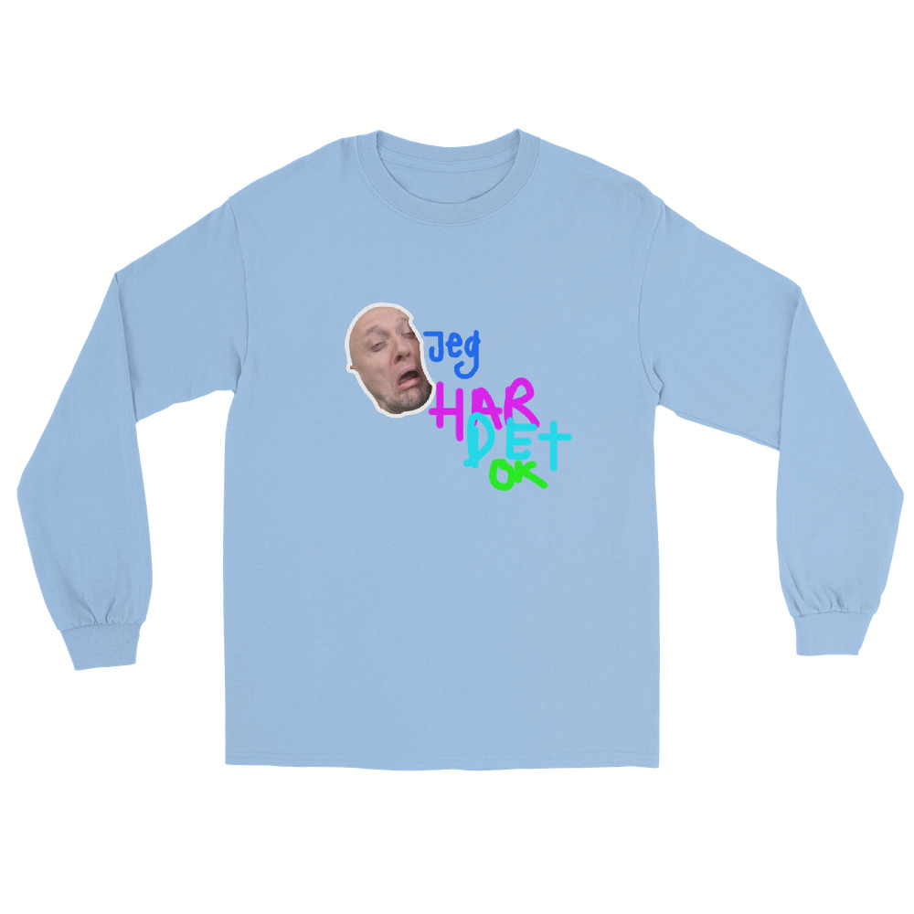 Emil Oscar Jeg Har Det Ok Langærmet T-Shirt