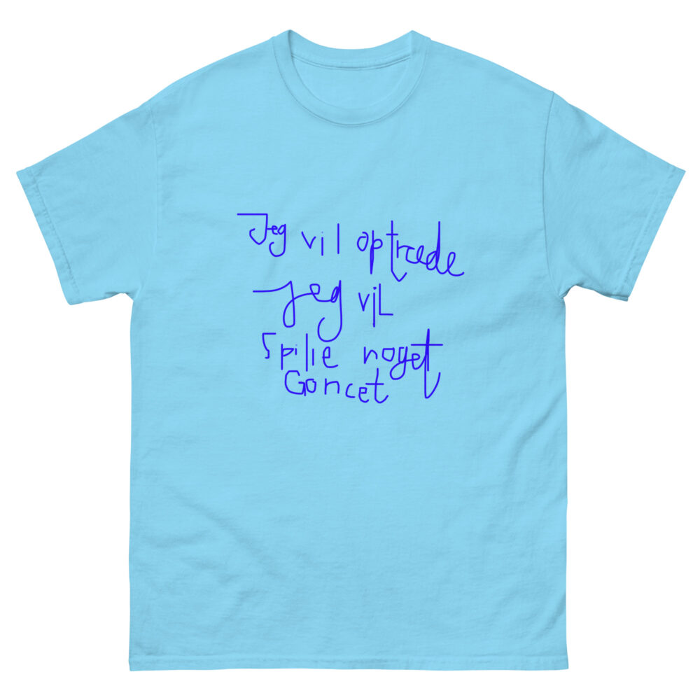 Jeg vil optræde jeg vil spille noget koncert