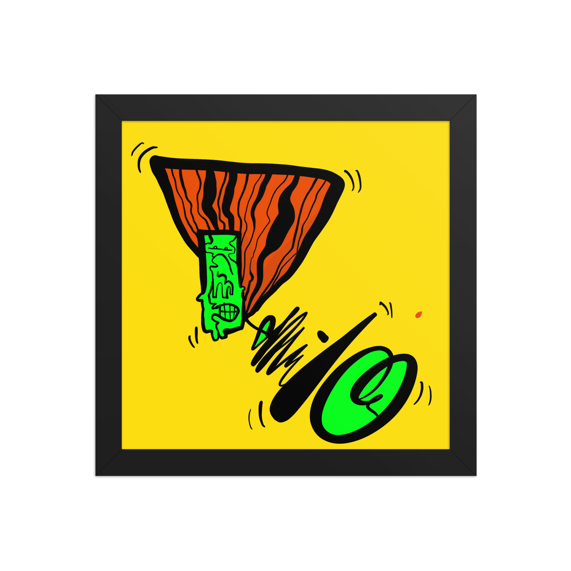 Emil Oscar Sjov Framed poster - Billede 2