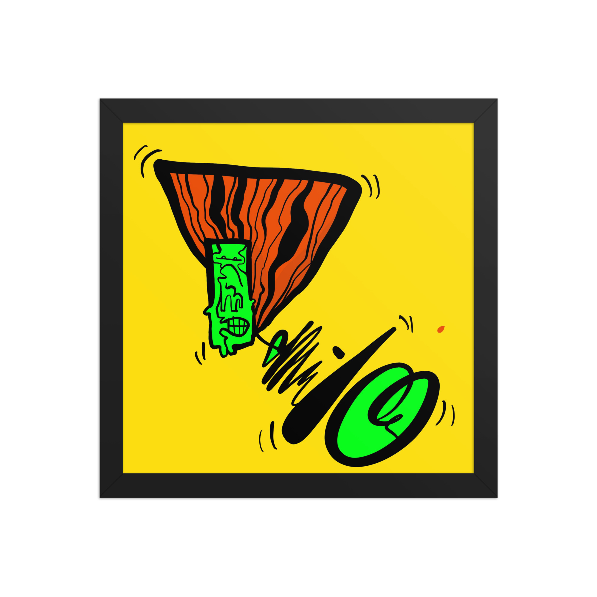 Emil Oscar Sjov Framed poster - Billede 3