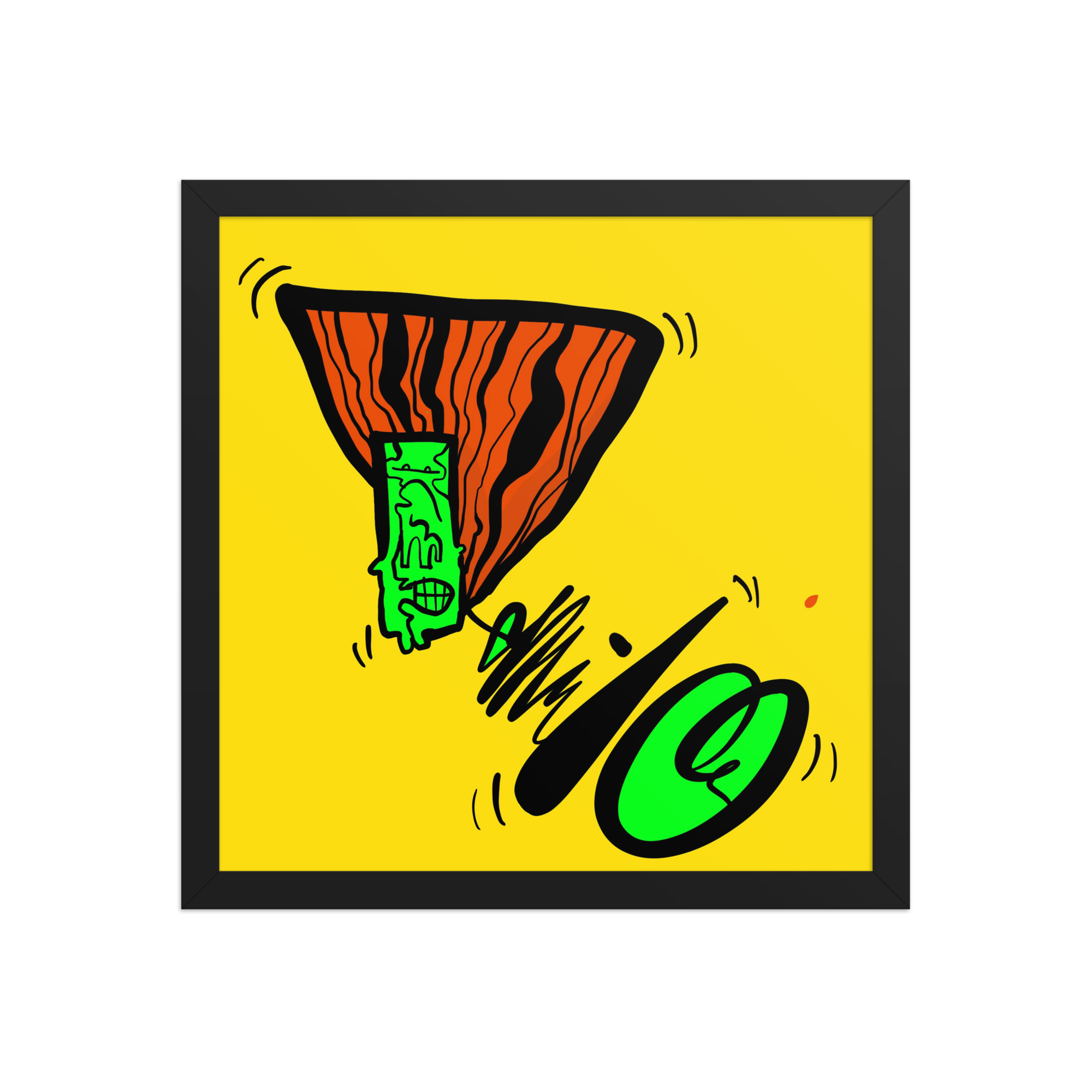 Emil Oscar Sjov Framed poster - Billede 4