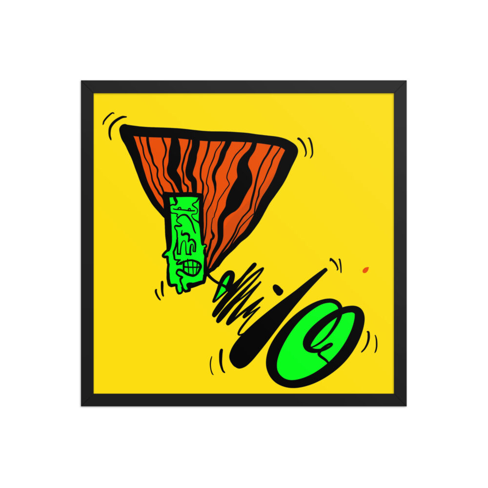 Emil Oscar Sjov Framed poster