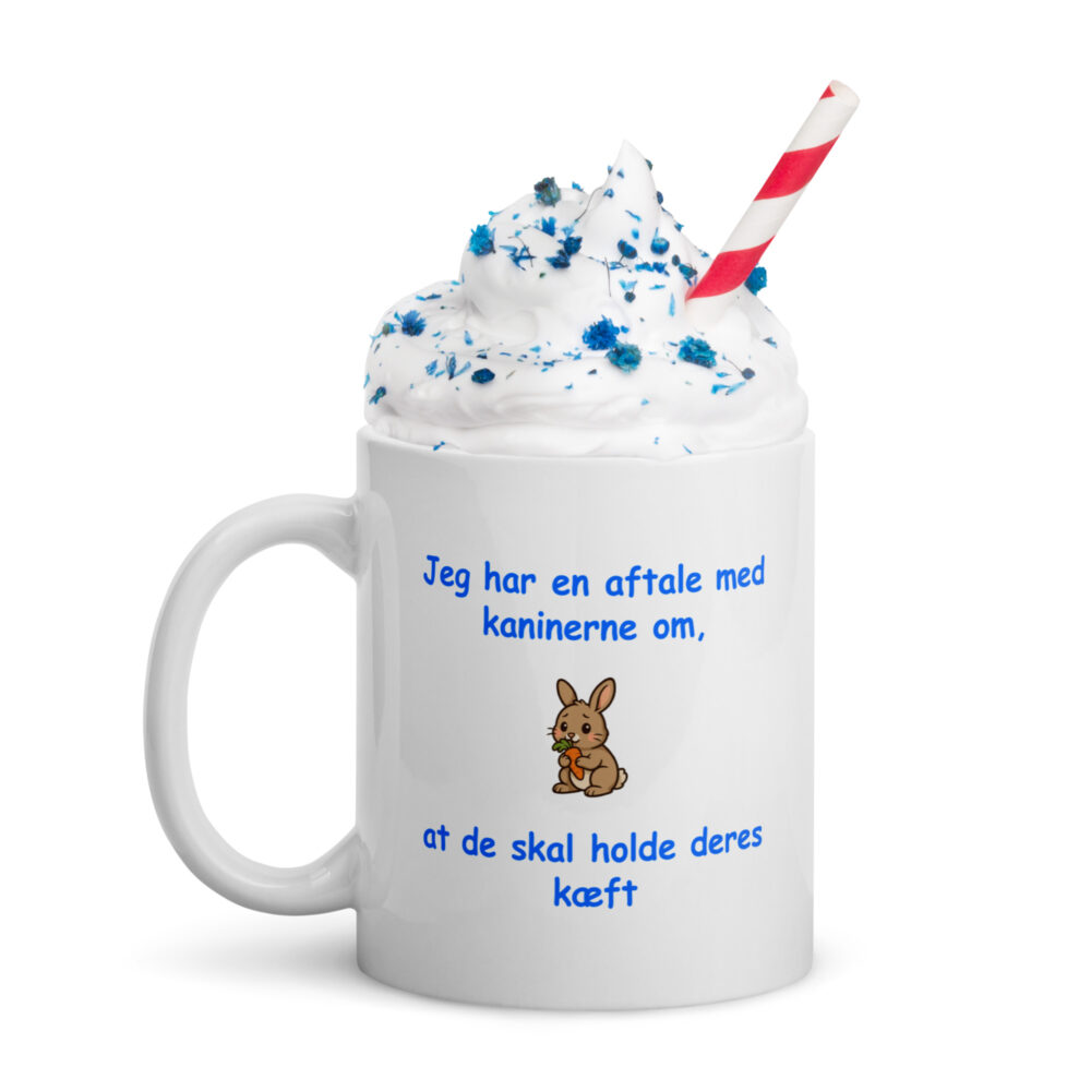 Jeg har en aftale med kaninerne om at de skal holde deres kæft