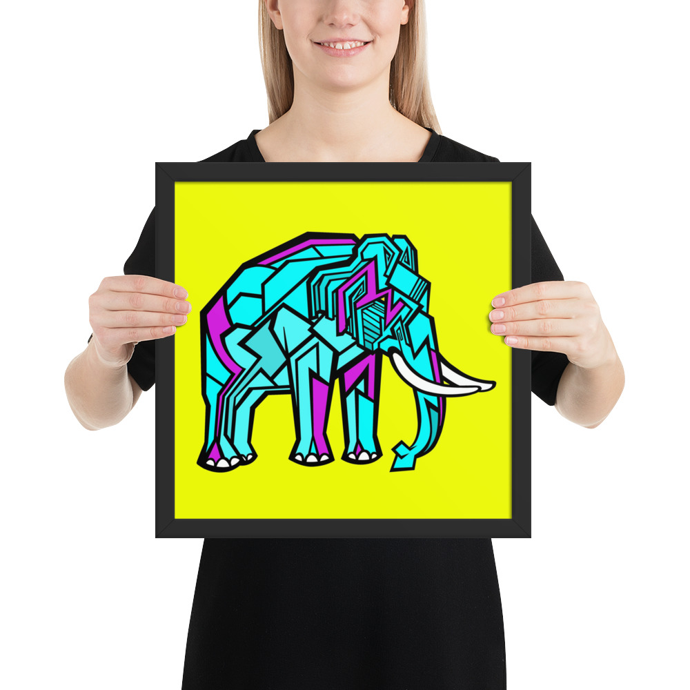Elephant Emil Oscar Print - Billede 4