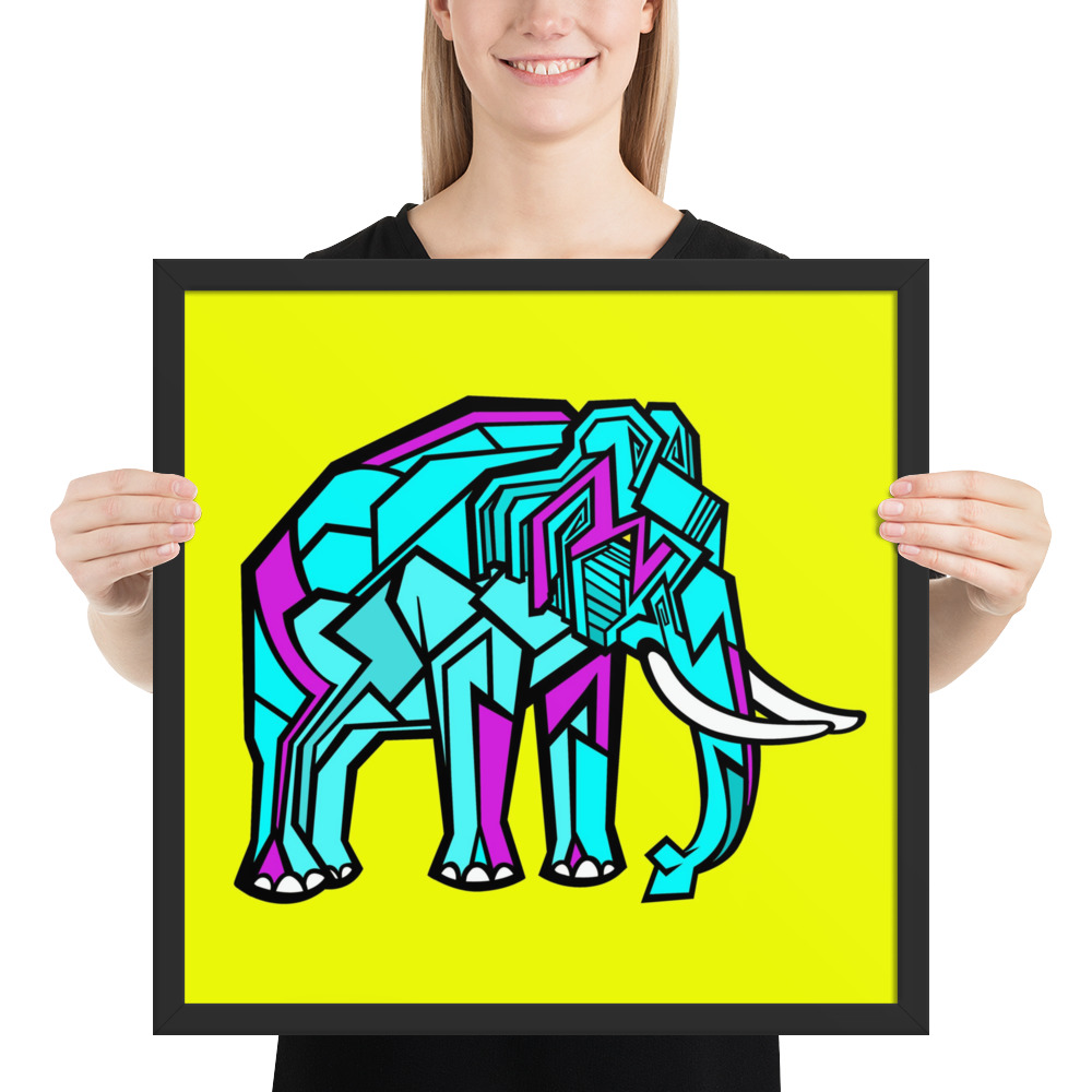 Elephant Emil Oscar Print - Billede 6
