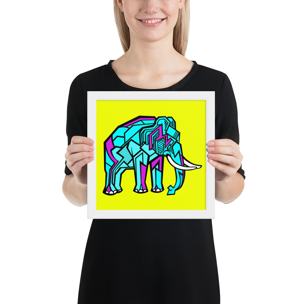 Elephant Emil Oscar Print - Billede 7
