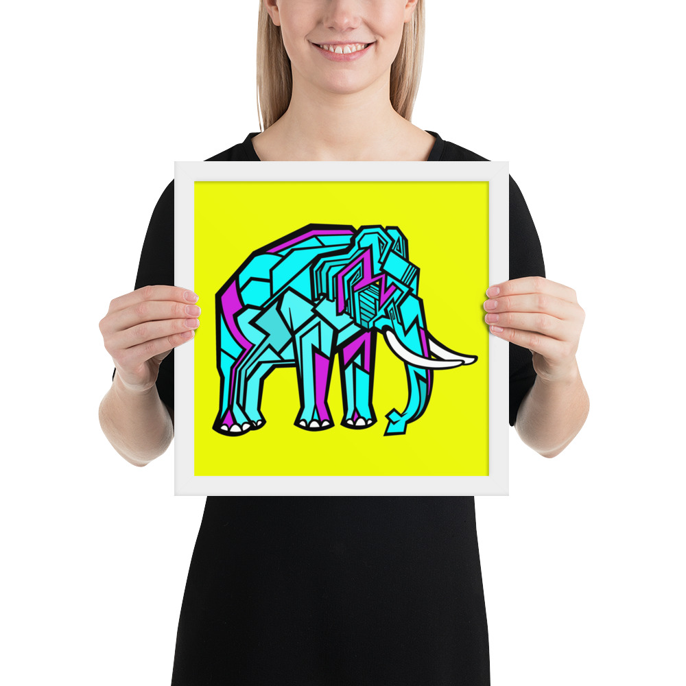 Elephant Emil Oscar Print - Billede 8