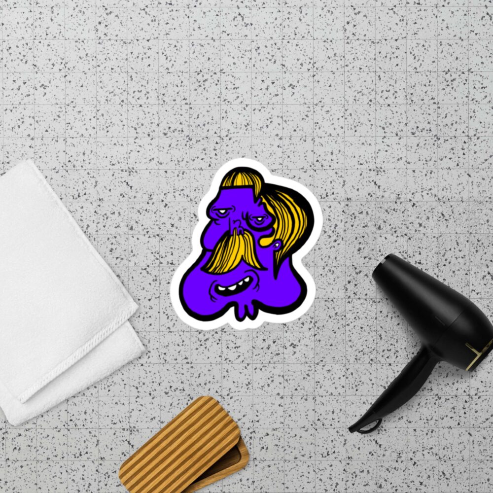 Emil Oscar Sticker Blå Mand