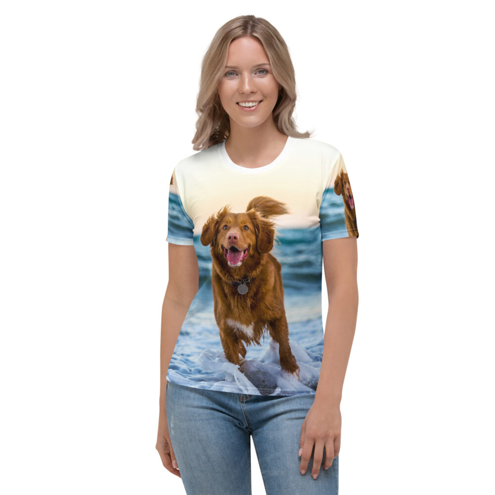Dame Hunde T-Shirt