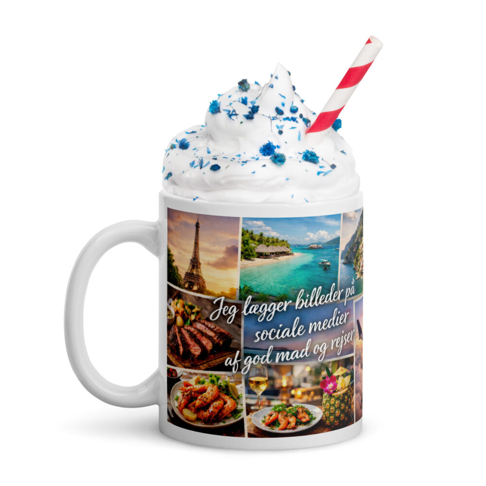 Jeg lægger billeder op af mad og rejsebilleder