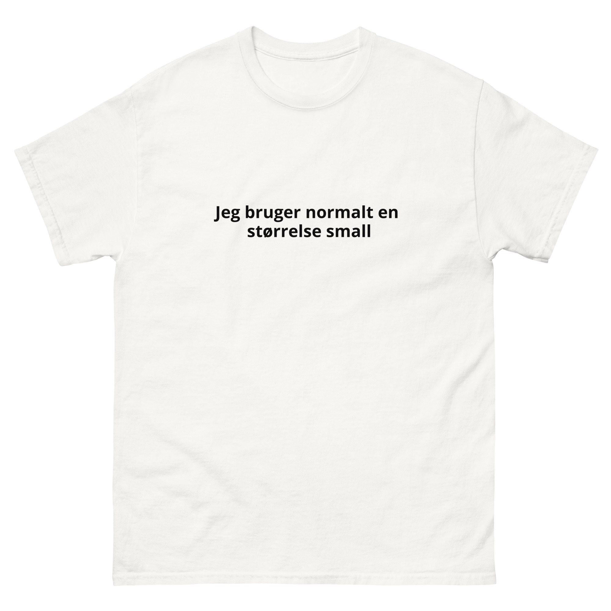 Jeg bruger normalt en størrelse small